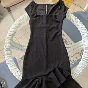 Fashion Nova black vintage inspired mermaid dress